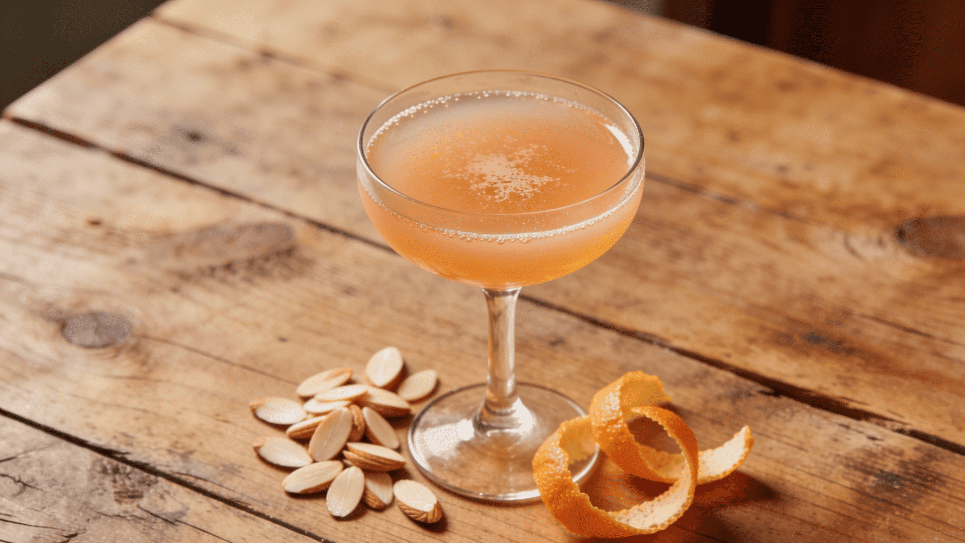 Italian Margarita with amaretto orange and almond