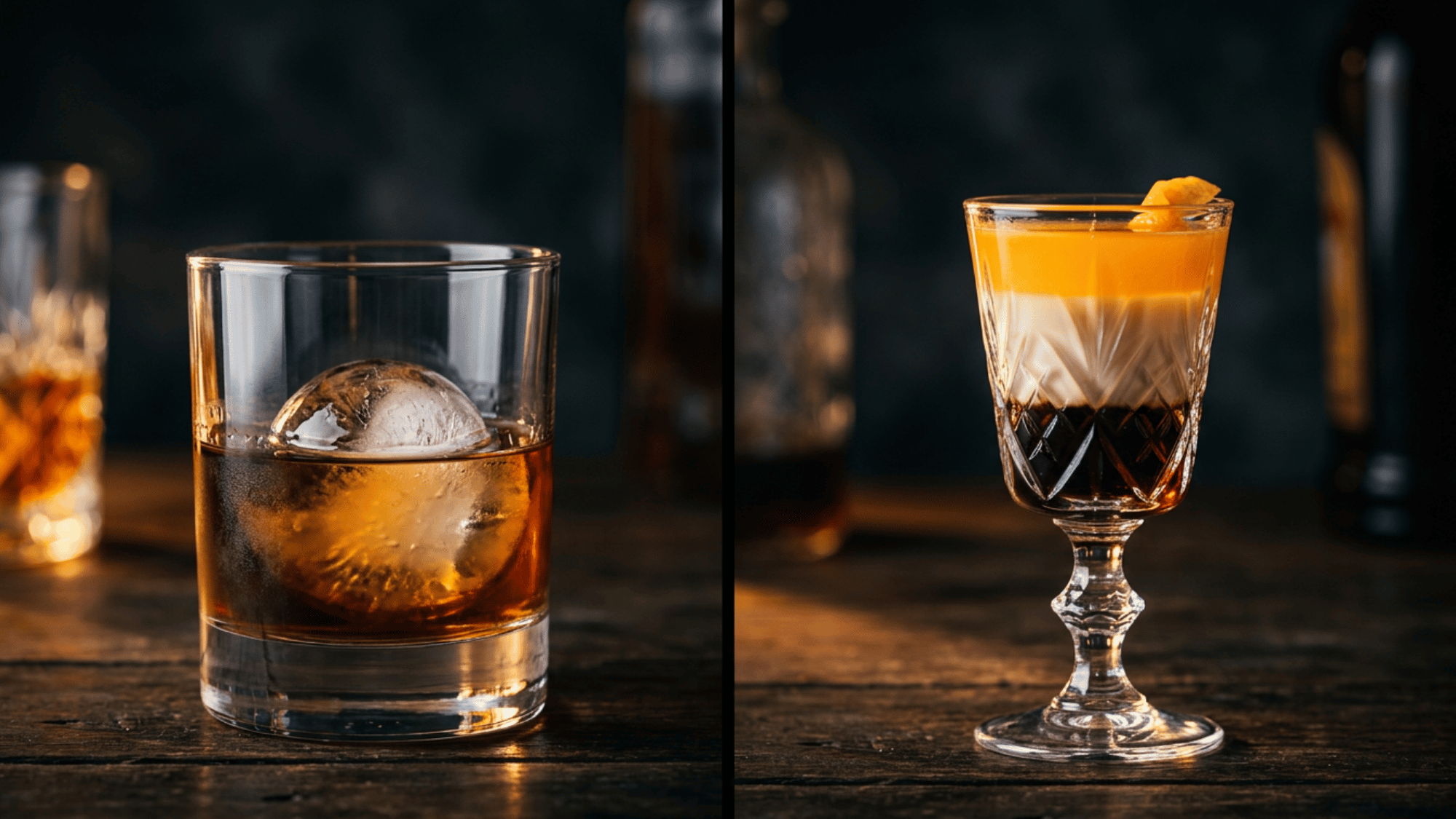 comparing the key differences between liquor and liqueur.